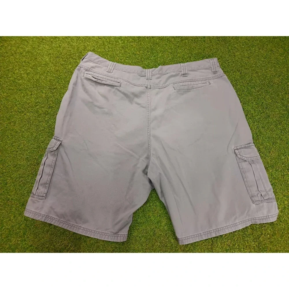 Wrangler Cargo‎ Shorts Mens 42 Gray Cotton Relaxed Fit Utility Outdoor